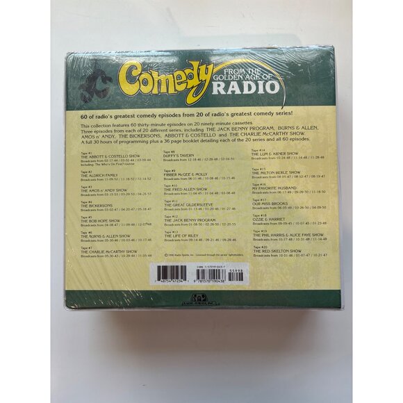 Comedy From The Golden Age Of Radio - 60 Programs - 30 Hours - 20 Audio Cassette - Picture 2 of 3